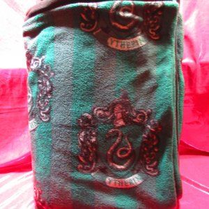 Handmade Harry Potter Slytherin Fleece Blanket 79" x 58" Great Gift Warm Long